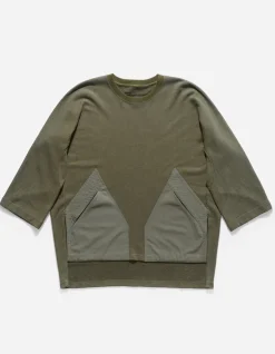 Men Maharishi 4056 Kimono-Cut Hemp Cordura® Crew Sweat