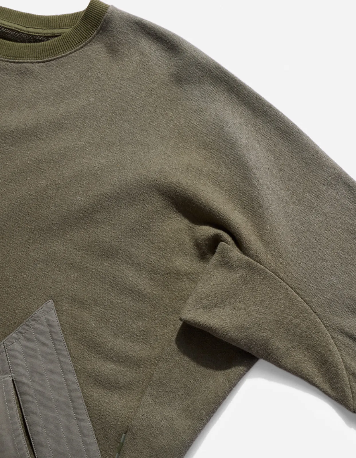 Men Maharishi 4056 Kimono-Cut Hemp Cordura® Crew Sweat