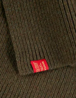 Men Maharishi 9278 Knitted Miltype Scarf·Geelong Wool