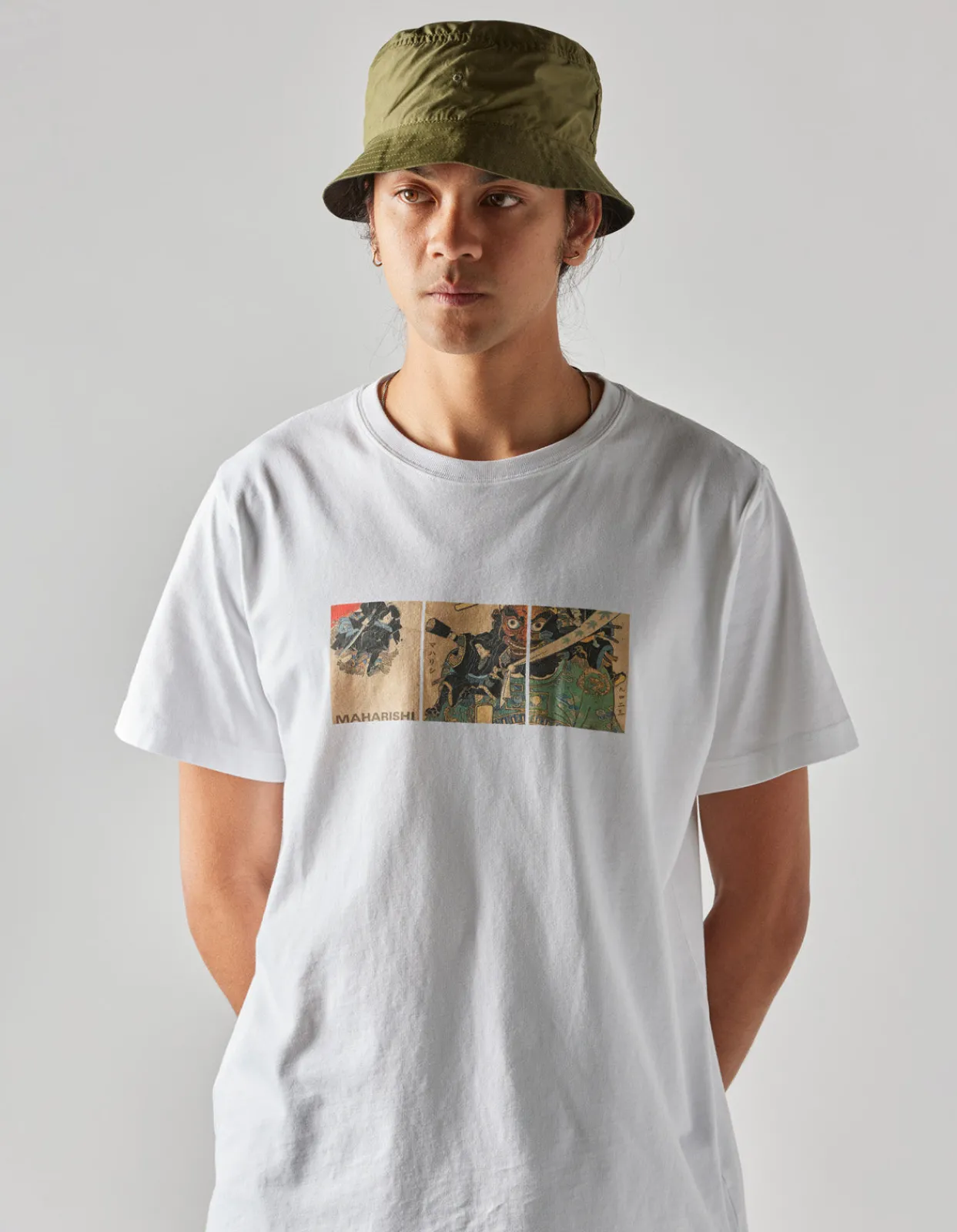 Men Maharishi 1071 Kuroko Organic T-Shirt