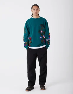 Men Maharishi 4040 Mahapatchco. Upcycled Crew Sweat
