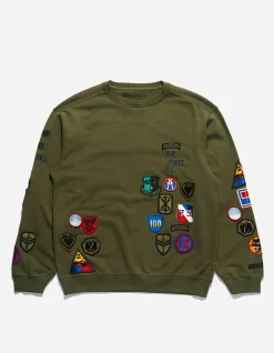 Men Maharishi 4040 Mahapatchco. Upcycled Crew