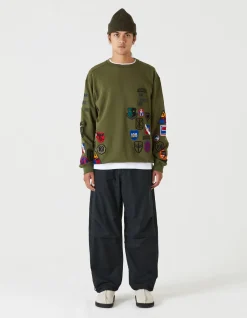 Men Maharishi 4040 Mahapatchco. Upcycled Crew