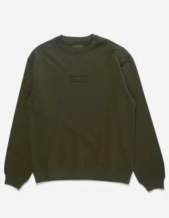 Men Maharishi 7011 Miltype Embroidered Crew Sweat·Organic Cotton