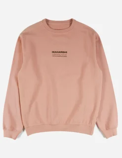 Men Maharishi 7011 Miltype Embroidered Crew Sweat·Organic Cotton