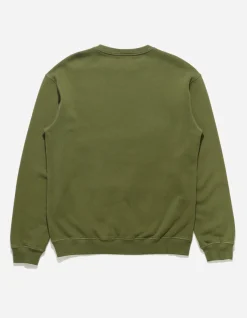 Men Maharishi 7011 Miltype Embroidered Crew Sweat·Organic Cotton