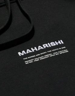Men Maharishi 7010 Miltype Embroidered Hooded Sweat·Organic Sweat 450