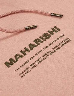 Men Maharishi 7010 Miltype Embroidered Hooded Sweat·Organic Sweat 450