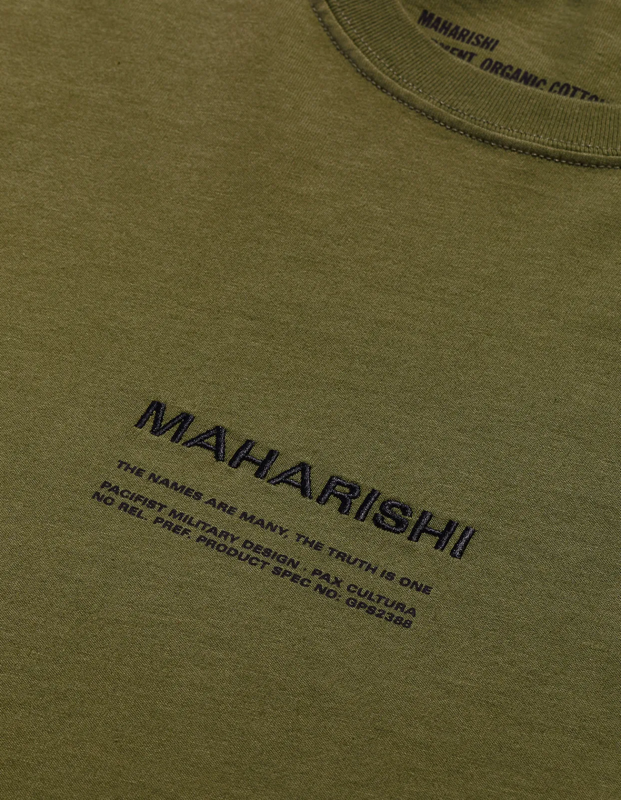 Men Maharishi 9912 Miltype Embroidered T-Shirt