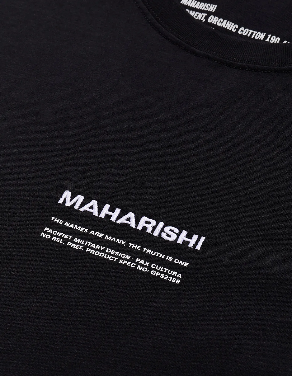 Men Maharishi 9912 Miltype Embroidered T-Shirt