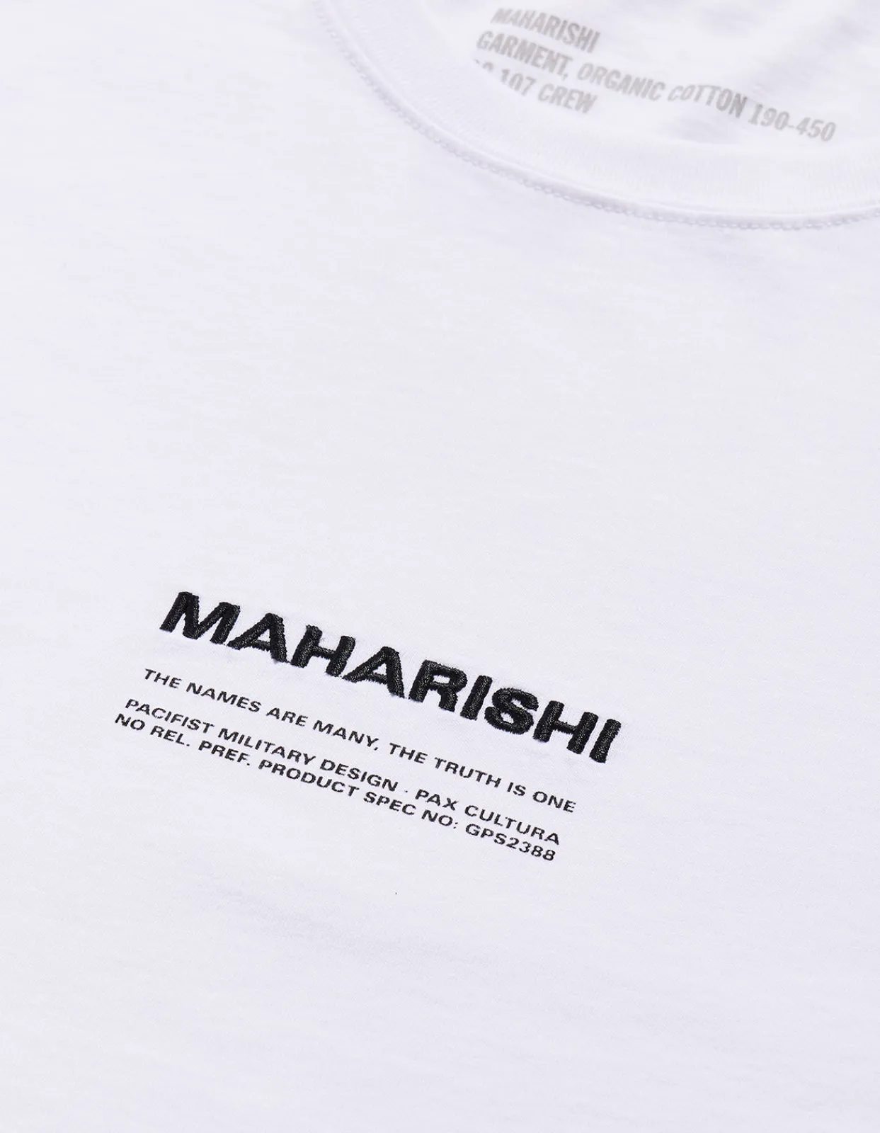 Men Maharishi 9912 Miltype Embroidered T-Shirt