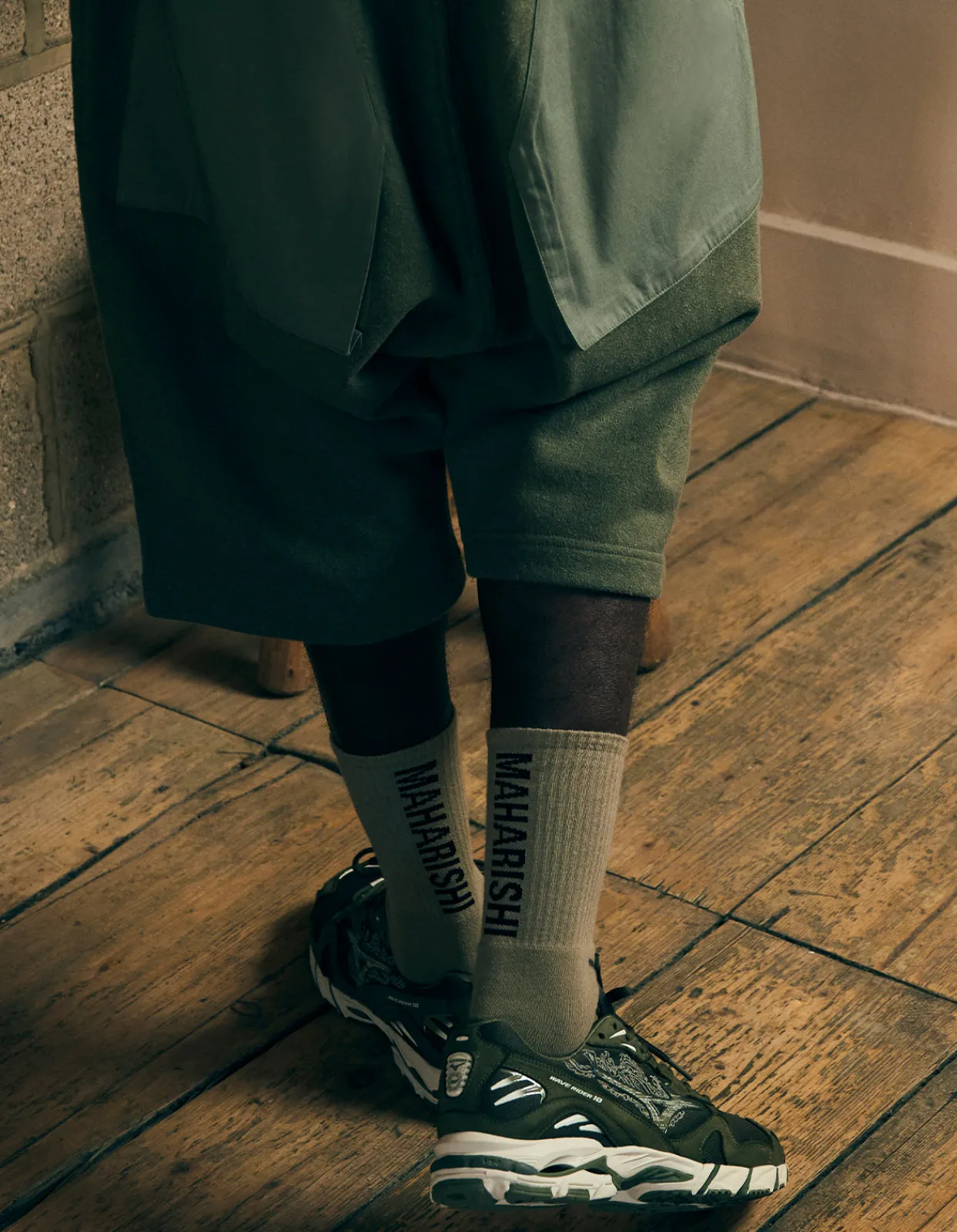 Men Maharishi 9891 Miltype Peace Tabi Sports Socks