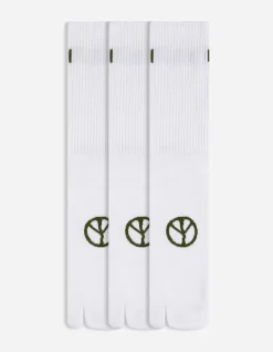 Men Maharishi 9348 Miltype Tabi Sock·3 Pack