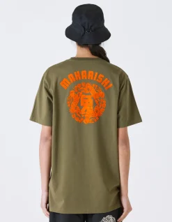 Men Maharishi 1004 Paper-Cut Rabbit T-Shirt