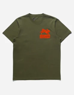 Men Maharishi 1004 Paper-Cut Rabbit T-Shirt