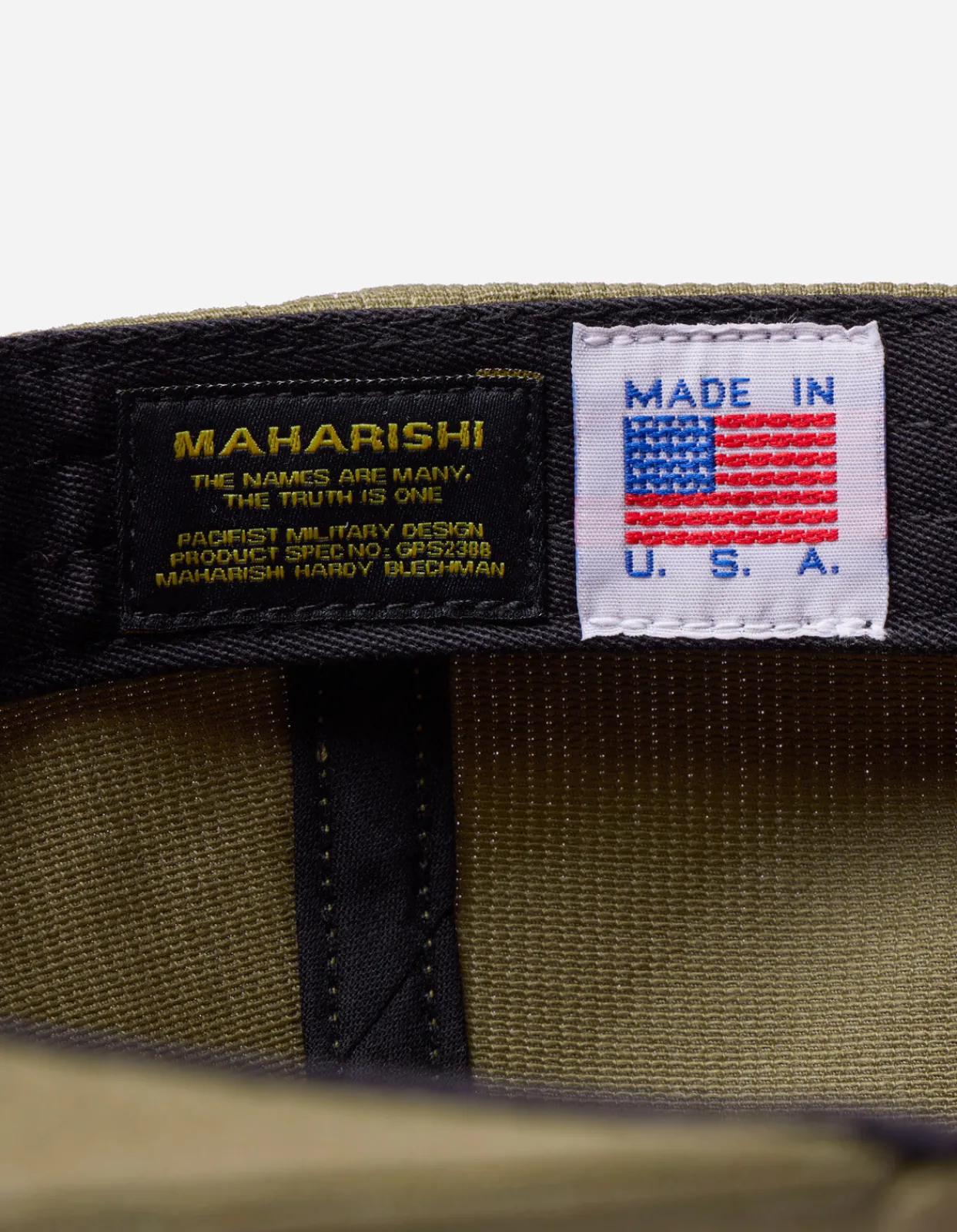 Men Maharishi 1107 Peace Crane 6 Panel Cap