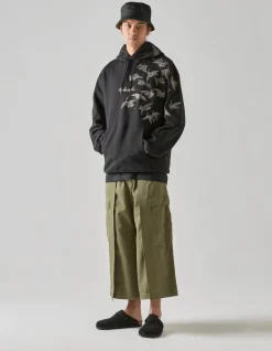 Men Maharishi 4506 Peace Cranes Hooded Sweat
