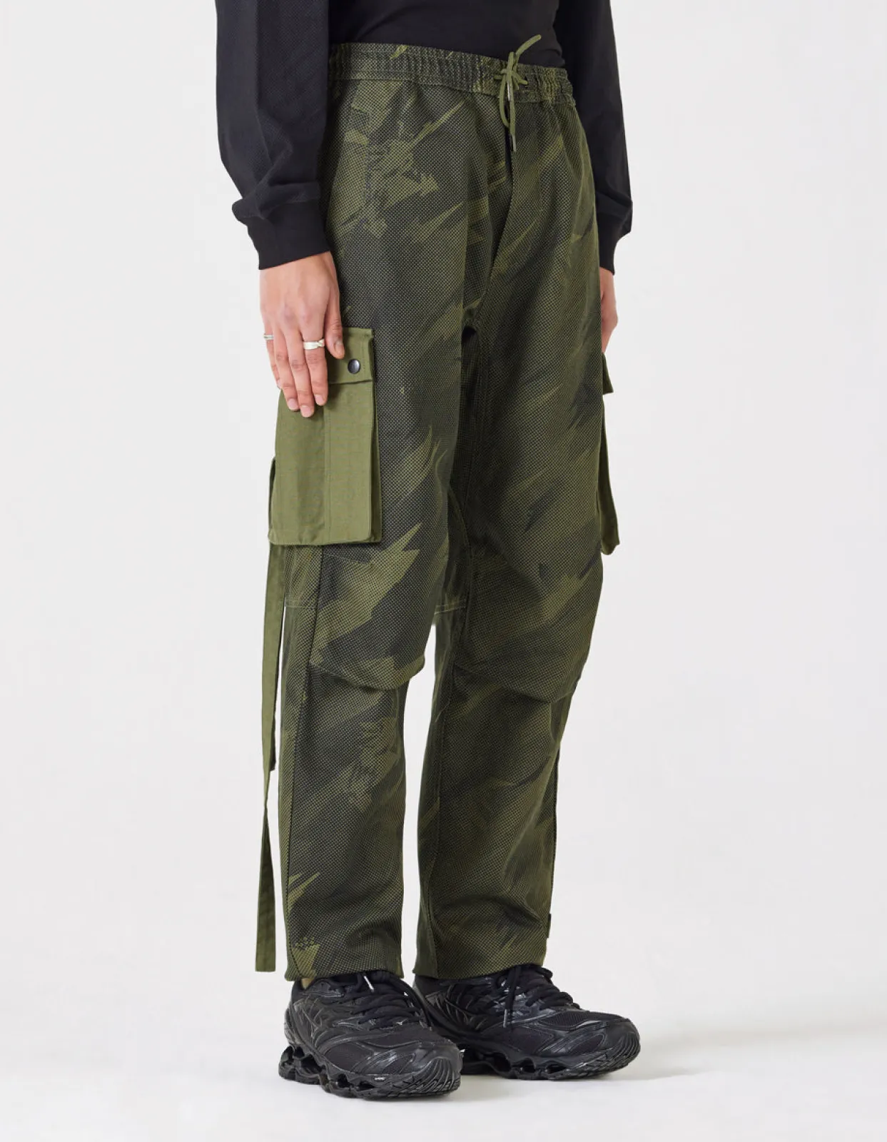 Men Maharishi 4131 Pointillist Camo Cargo Track Pants