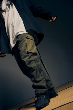 Men Maharishi 4131 Pointillist Camo Cargo Track Pants