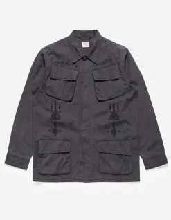 Men Maharishi 4279 Sak Yant Embroidered Jungle Overshirt