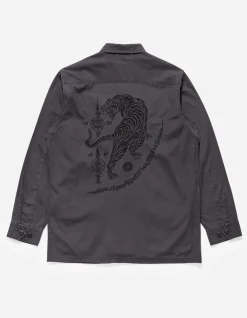 Men Maharishi 4279 Sak Yant Embroidered Jungle Overshirt