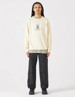 Men Maharishi 4281 Sak Yant Embroidered Organic Crew Sweat