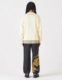 Men Maharishi 4281 Sak Yant Embroidered Organic Crew Sweat