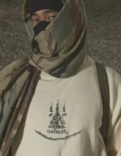Men Maharishi 4281 Sak Yant Embroidered Organic Crew Sweat