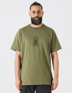 Men Maharishi 4285 Sak Yant Embroidered Organic T-Shirt
