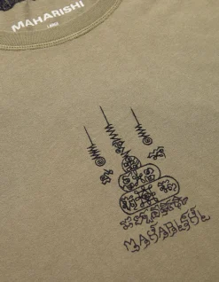 Men Maharishi 4285 Sak Yant Embroidered Organic T-Shirt