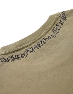 Men Maharishi 4285 Sak Yant Embroidered Organic T-Shirt