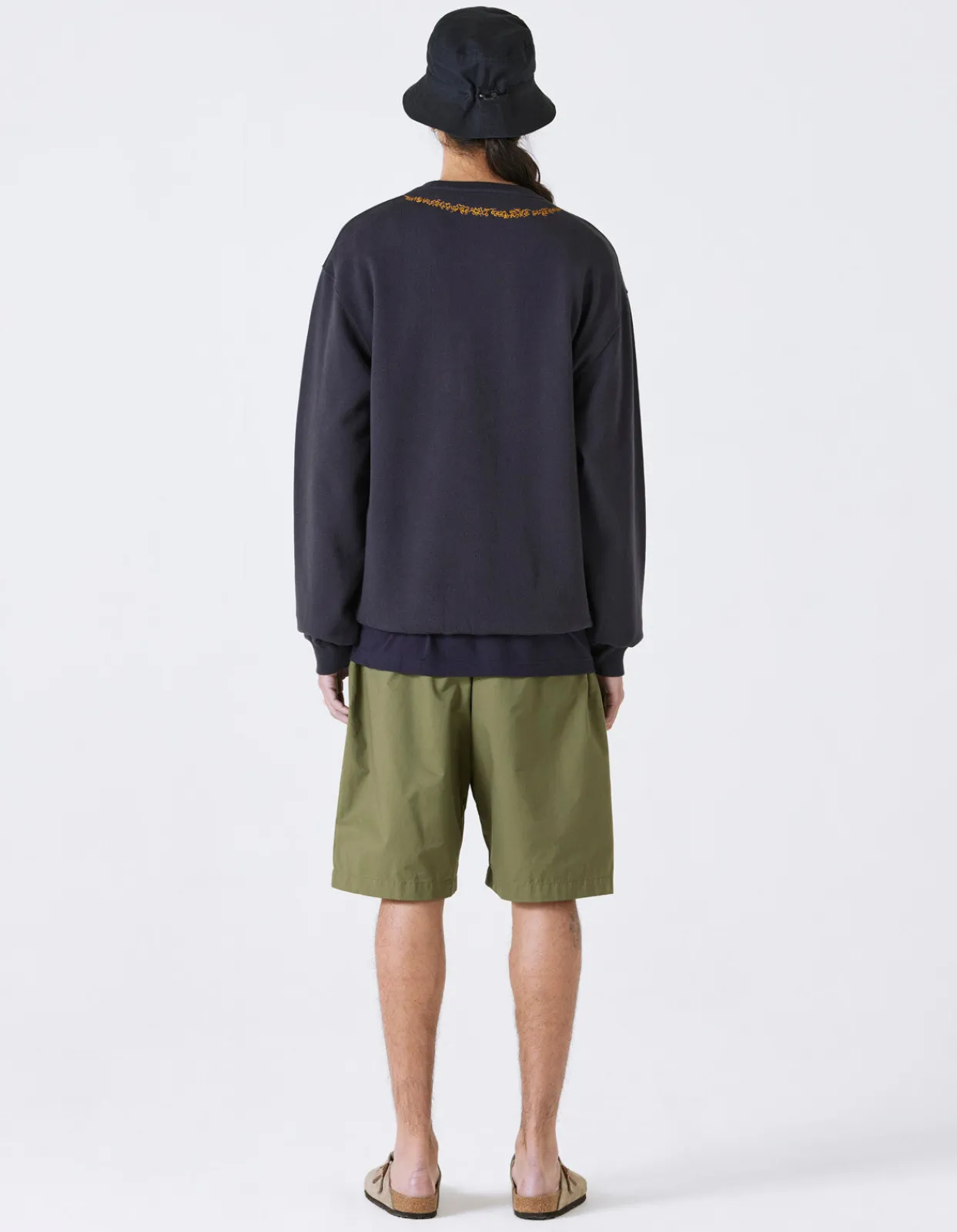 Men Maharishi 4281 Sak Yant Embroidered Organic Crew Sweat