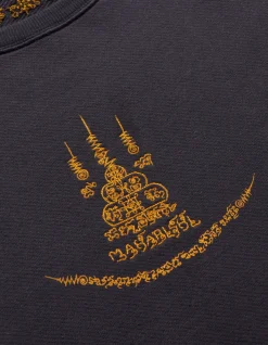 Men Maharishi 4281 Sak Yant Embroidered Organic Crew Sweat