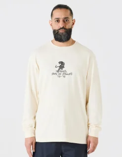 Men Maharishi 4284 Sak Yant Tiger Embroidered L/S T-Shirt