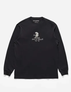 Men Maharishi 4284 Sak Yant Tiger Embroidered L/S T-Shirt