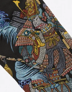 Men Maharishi 4247 Samurai Vs. Dragon Embroidered Sweatpants
