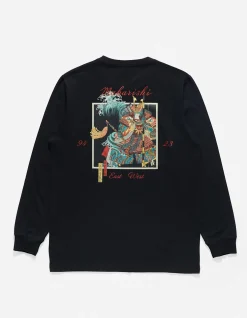 Men Maharishi 1032 Samurai Vs. Dragon L/S T-Shirt