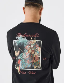 Men Maharishi 1032 Samurai Vs. Dragon L/S T-Shirt