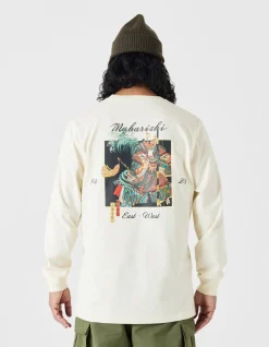 Men Maharishi 1032 Samurai Vs. Dragon L/S T-Shirt