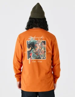 Men Maharishi 1032 Samurai Vs. Dragon L/S T-Shirt