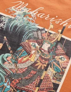 Men Maharishi 1032 Samurai Vs. Dragon L/S T-Shirt