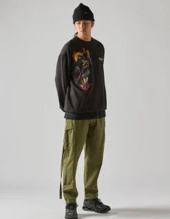 Men Maharishi 4503 Shinobi Embroidered Crew Sweat