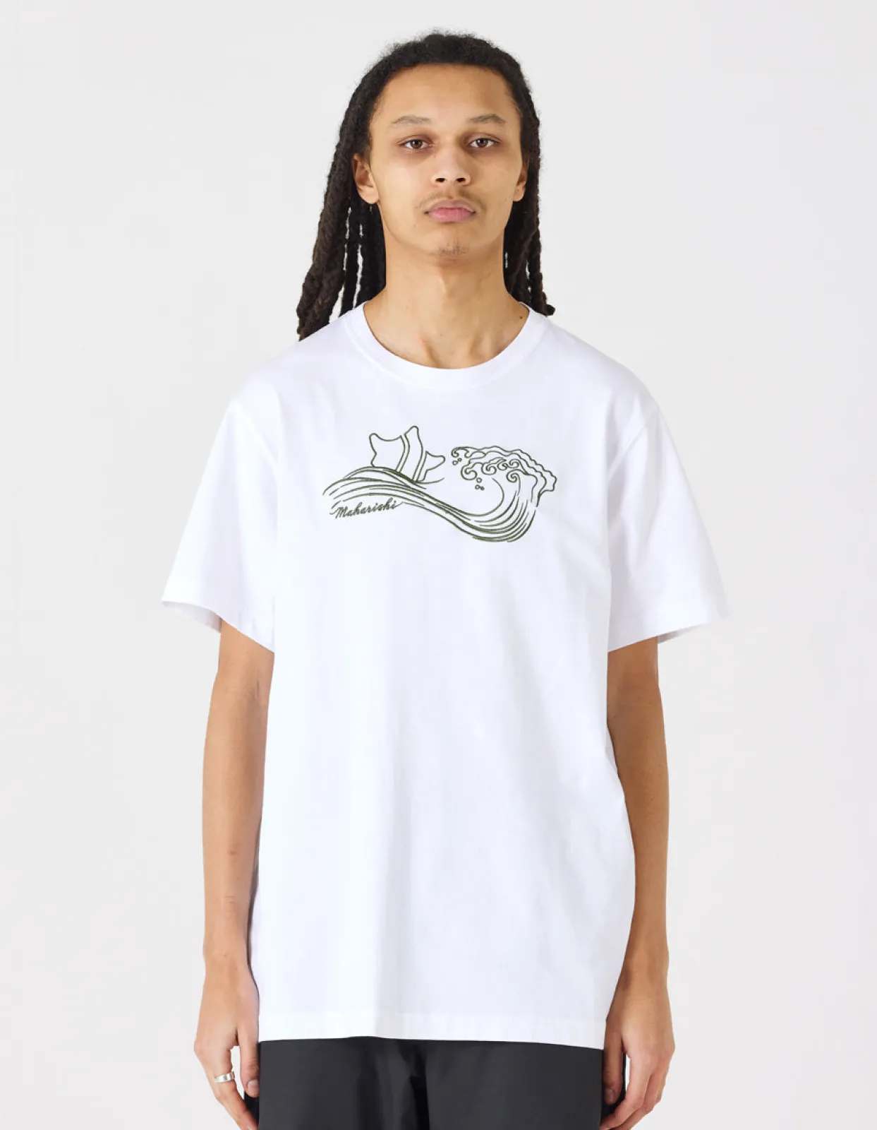 Men Maharishi 1024 Songkran Embroidered T-Shirt