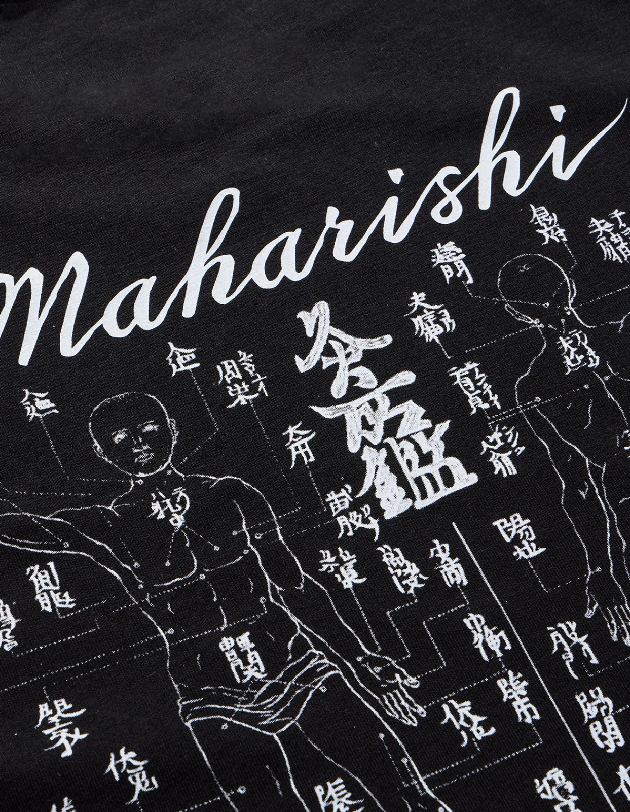 Men Maharishi 1073 Striking Point Organic T-Shirt