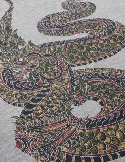 Men Maharishi 1029 Temple Naga Organic T-Shirt