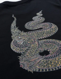 Men Maharishi 1029 Temple Naga Organic T-Shirt