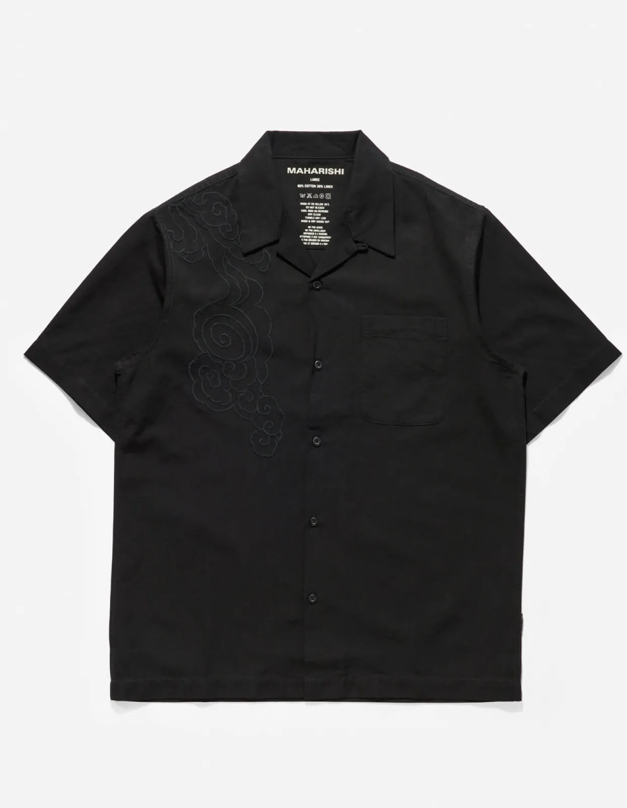 Men Maharishi 4300 Thai Cloud Camp Collar Shirt