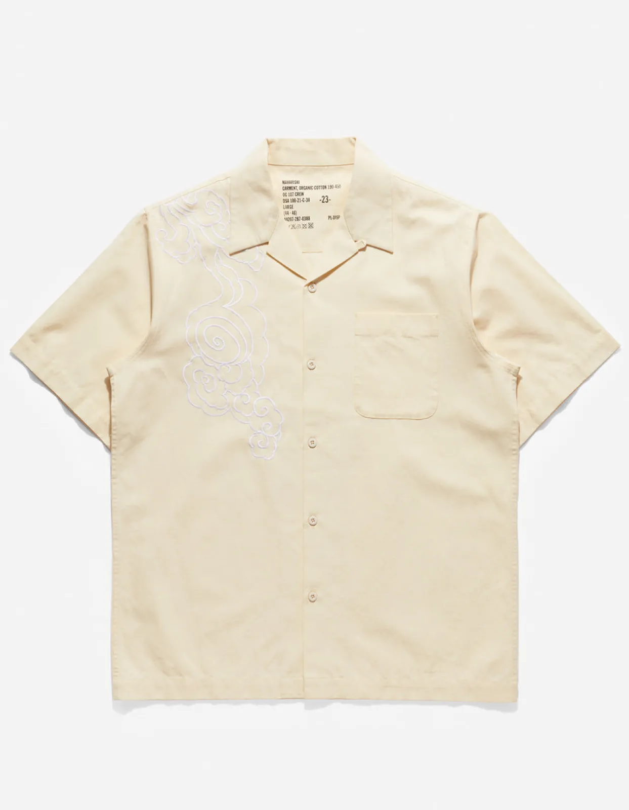 Men Maharishi 4300 Thai Cloud Camp Collar Shirt