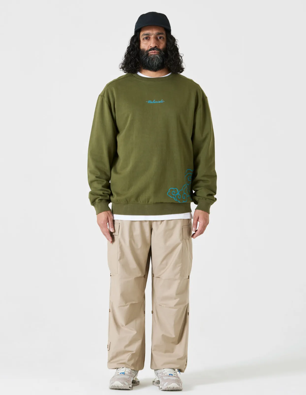 Men Maharishi 4217 Thai Cloud Crew Sweat