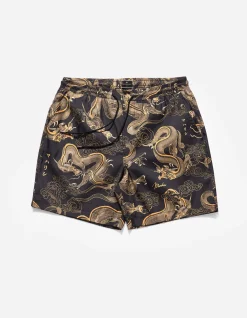 Men Maharishi 1023 Thai Cloud Dragon Swim Shorts